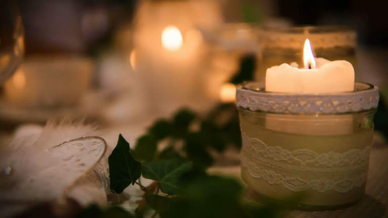 A couple exchanging rings during a personalized chapel ceremony